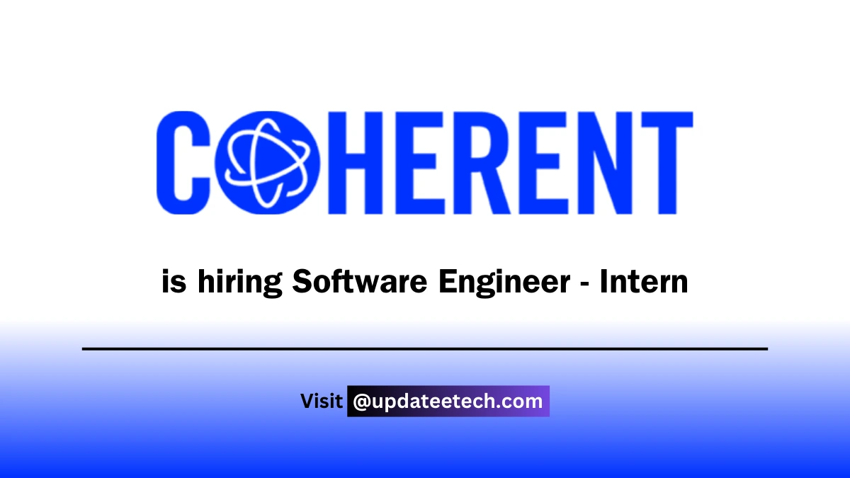 Coherent Corp Recruitment - software-engineer-intern