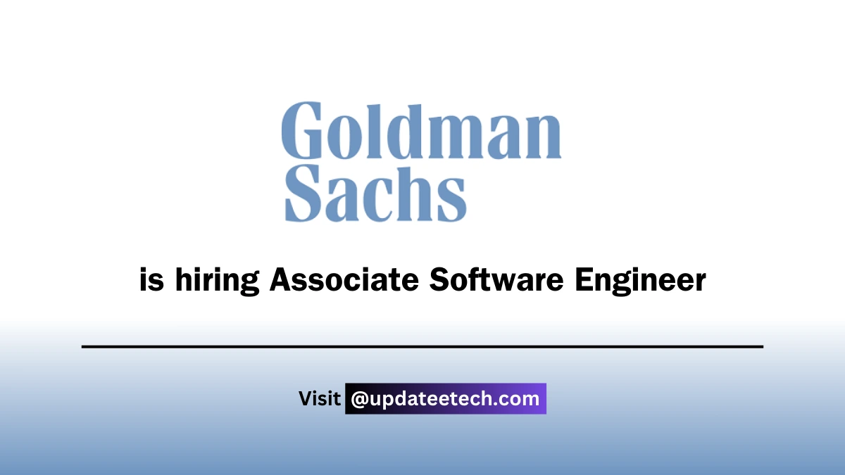 Goldman Sachs Recruitment 2025